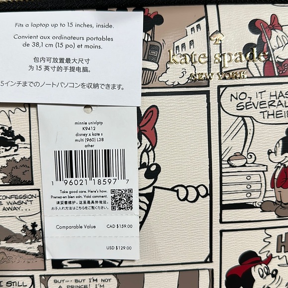 Laptop case - Kate Spade x Mickey & Minnie Mouse - Picture 4 of 5
